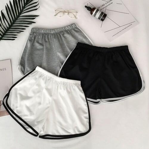Women hot Sexy Splice Casual Fitness Workout Shorts Summer Home wear Elastic Waist Slim Shorts gym clothing short mujer