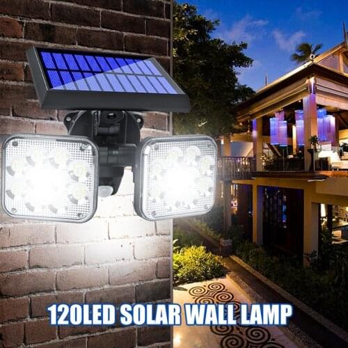 Solar Sensor Wall Light LED PIR Motion Sensor Light Landscape Wall Lamp Garden Outdoor Solar Lamps Waterproof Street Lighting