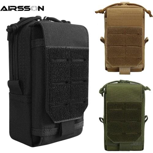 Tactical Molle Pouch 1000D Men Military Compact Waist Bag EDC Tool Bag Vest Pack Purse Mobile Phone Bag Case Outdoor Hunting Bag