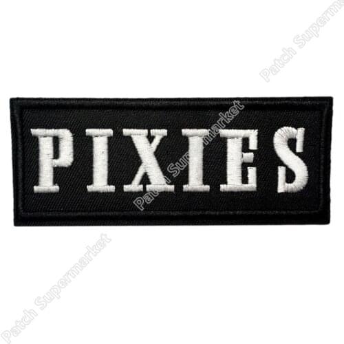 PIXIES Iron On/Sew On Patch Tshirt TRANSFER MOTIF clothing Rock Punk Badge scrapbooking accessories