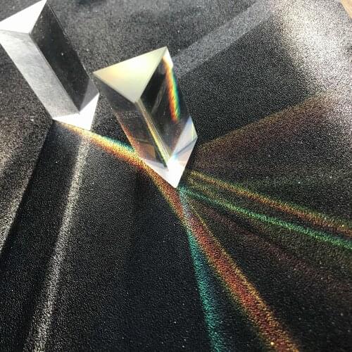 Photography Triangular Prism 30*30*60MM Rainbow Crystal Glass Effects Filter for Photo Studio Shooting Dispersion Photo Projects