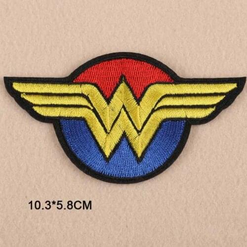Bat W Iron On Embroidered Clothes Patches For Clothing Stickers Garment Wholesale