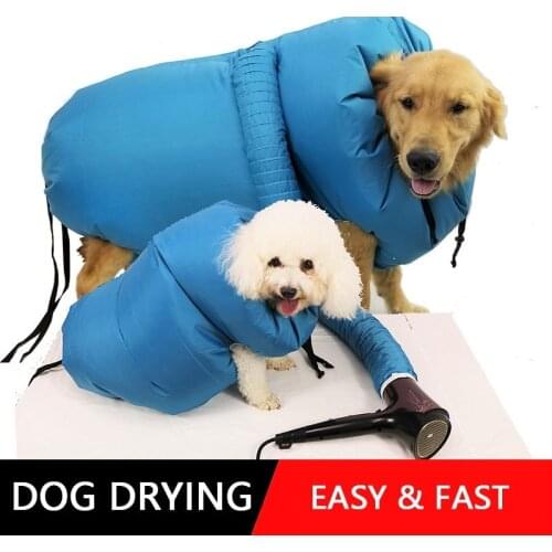 Winter Dog Dryer Drying Bag Dog Quick Drying Blow Dryer Pet Blow Dryer Dog Grooming Bath Drying Bag Chihuahua Pet Accessories