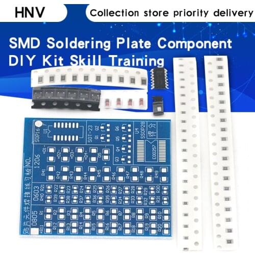 1pcs SMD Soldering Plate Component Weld Welding Practice SMT PCB Board DIY Kit Skill Training Learning Electronic Suit hot