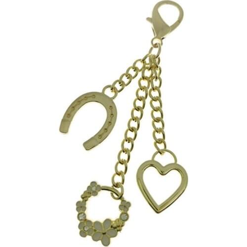 10PCS 12CM Hardware Accessories Bag Decoration Chain Pendant Zinc Alloy Luggage Hardware Hanging Chain Metal Hang Tag Labels