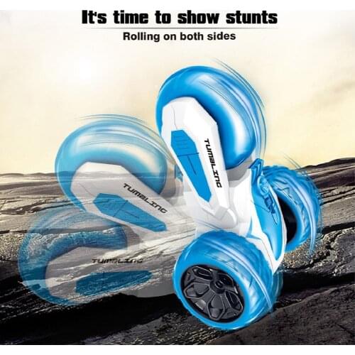 2.4G 3CH Stunt Drift Deformation Remote Control RC Car Rock Crawler Roll Car Flip Kids Robot RC Cars Toy High Speed Rock Crawler