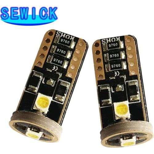 500pcs T10 2835 3SMD Canbus Car Led Interior Dome Light W5W 192 194 168 Auto Dashboard Lamp DC12V Warning Indicator Bulb