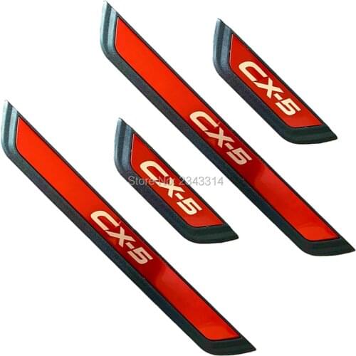 For Mazda CX-5 CX5 KF 2017 2018 2019 2020 Accessory Stainless Door Sill Scuff Kick Plate Protectors Trim Guard Cover Car Styling