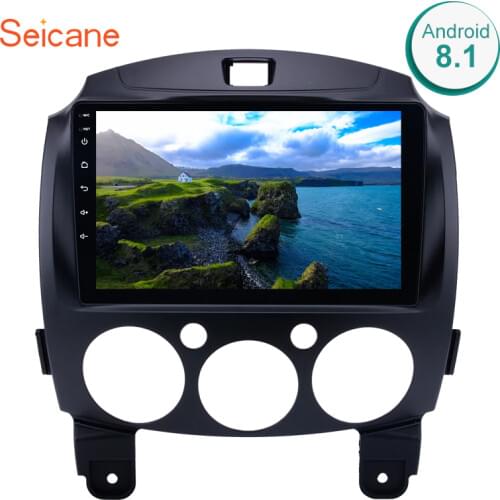 Seicane 9 inch 2Din Android 8.1 Car Radio Stereo GPS Navigation Head Unit For MAZDA 2/Jinxiang/DE/Third generation 2007-2014