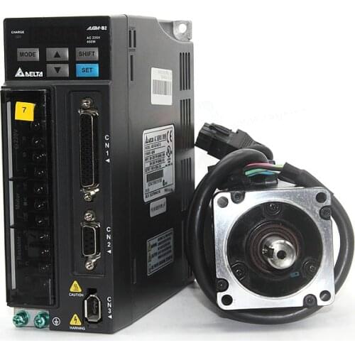Used!ECMA-C20604RS+ASD-B2-0421-B DELTA 0.4kw 3000rpm 1.27N.m ASDA-B2 AC servo motor driver kits with 3m power and encoder cable