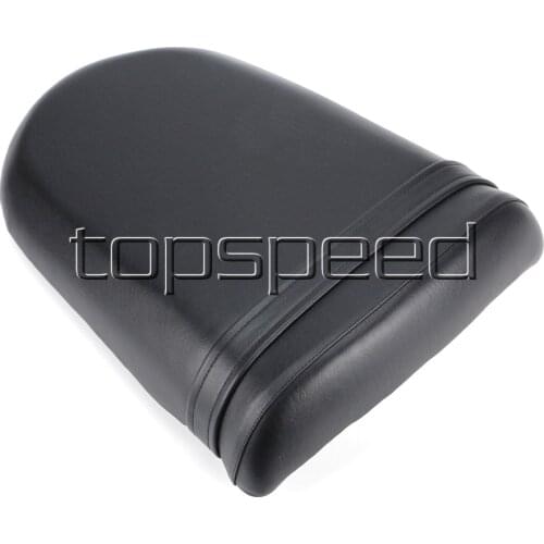 Black Motorcycle Passenger Rear Seat Pillion Cushion For Suzuki GSXR1000 K3 2003-2004