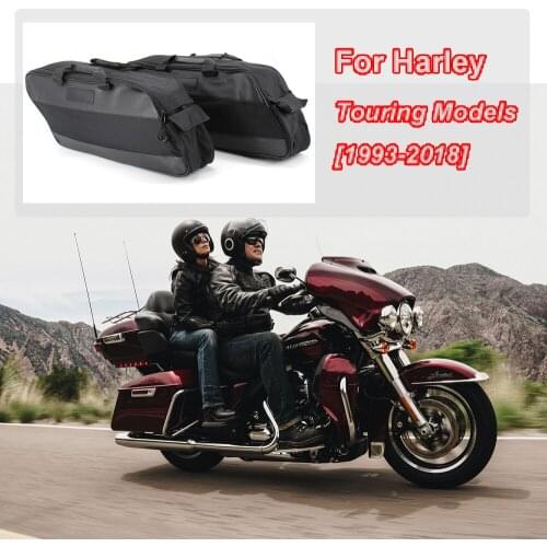 For Harley Touring Road King Electra Street Glide Ultra Tour FLTR FLHX Motorcycle Saddle Bag Luggage Rack Liner Saddlebag 93-20