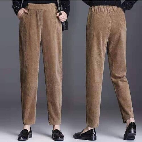 Женские вельветовые брюки Eillysevens China At AliExpress