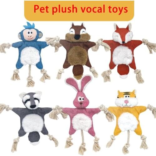 MZHQ Toys For Dogs Cats Puppy Molar Tooth Cleaning Antistress Fidget Dog Plush Chews Vocal Toys Vent Simulation Donkey Soft Toys
