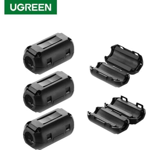 Ugreen Clip-on Ferrite Filter Ring Core for Digital Cables RFI EMI Noise Suppressor Active Components Filters Cable Protector