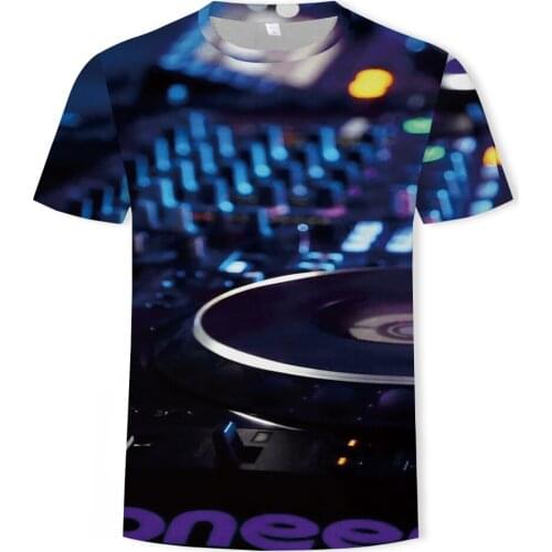 Handsome 3D printing summer hot sale sports T-shirt men and women T-shirt fashionable and interesting 2021 short-sleeved O-neck