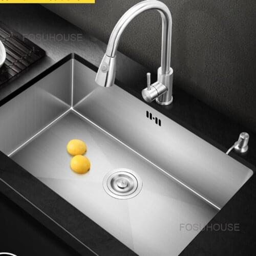 Kitchen Sink Single Sink 304 Stainless Steel Sink Kitchen Sink Under The Stage