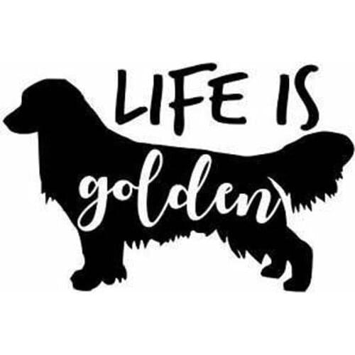 Life Is Golden Decal Car-Styling Pasted on Laptop,Carwindow, Motorcycles, Bicycles, Bumper, Doors