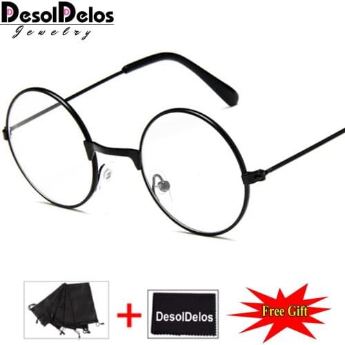 2019 Fashion Round Children Glasses Frame Baby Boys Girls Eyeglasses Frame Vintage Kids Clear Lens Optical Spectacle 2-9 old