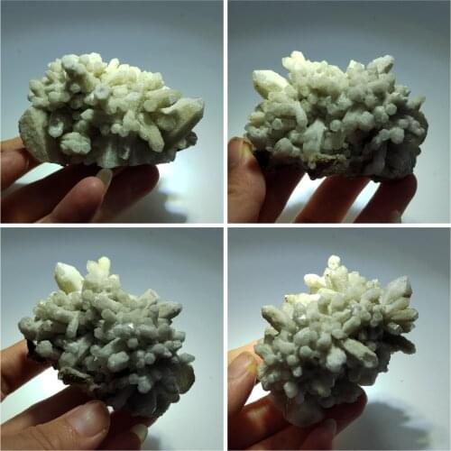 31.7g-129.3g Natural white crystal cluster quartz mineral healing energy home decoration QUARTZ GEM