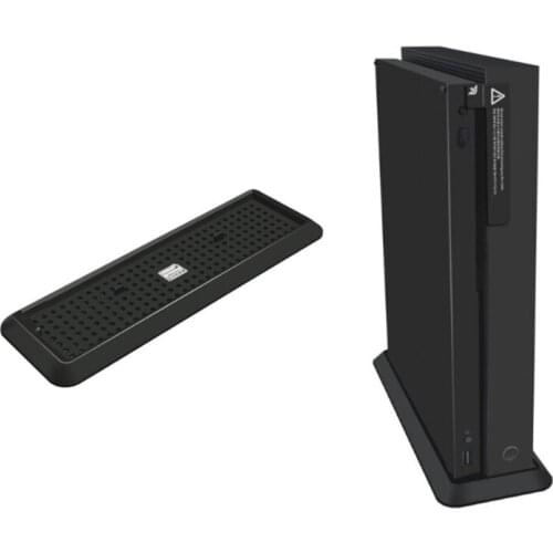 Non-slip Vertical Host Stand Cooling Base Holder For Game Console
