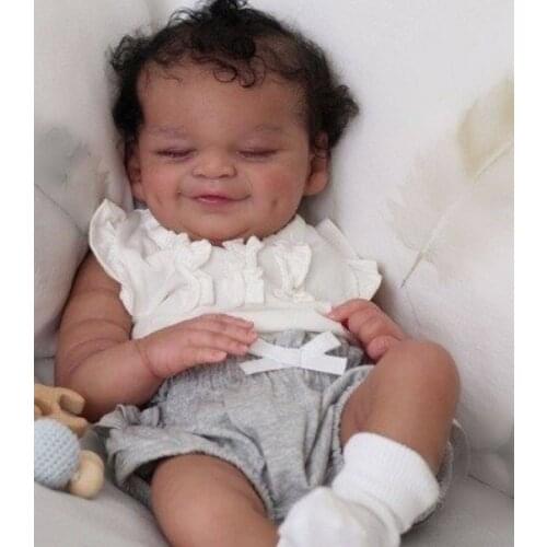 NPK 19Inch Cecilia Reborn Doll Kit with COA Soft Fresh Color Vinyl Unfinished Doll Parts