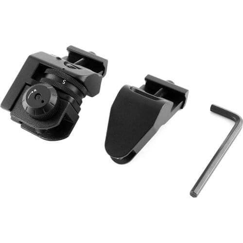 Front Rear Sight 45 Degree Offset Rapid Transition Backup Iron Sight Rapid Rifle RTS Sight RL27-0001