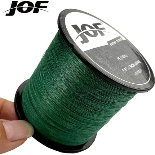 JOF 8 Braided Fishing Line Length:300m/330yds Diameter:0.14mm-0.57mm,Test:18-96lb Japan PE Braided Line Floating Line