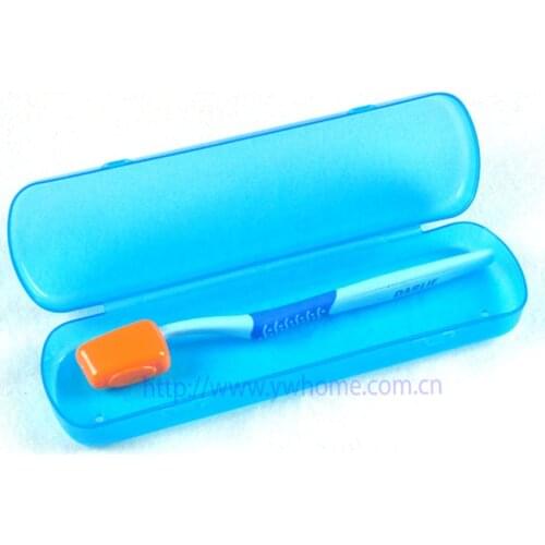 Portable Travel Camping Hiking Bathroom Toothbrush Holder Tube Plastic Cover Box include toothbrush head