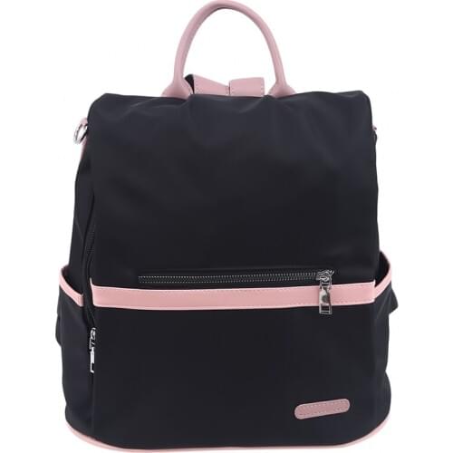 2021 Casual Oxford Backpack Women Black Waterproof Nylon School Bags For Teenage Girls High Quality Fashion Travel Tote Packbag