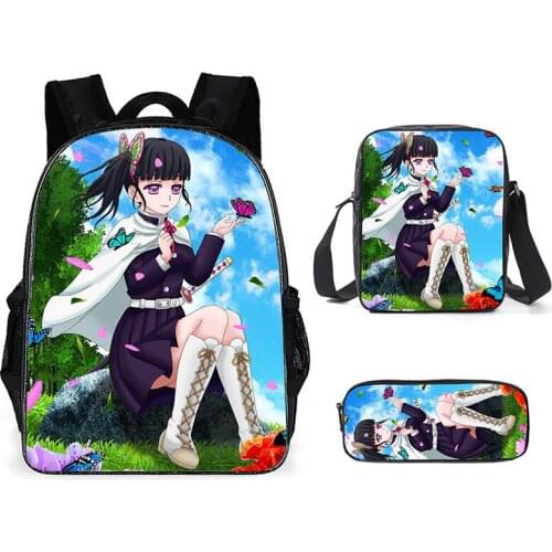 2020 New Cartoon Demon Slayer Backpack Bags Men Women Teenage School Bags Backpacks 3D Print Primary school student Bags