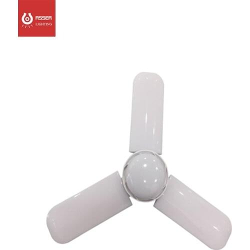 High Brightness Led Bulb 3 Leaf Folding Bulb 36W Deformable Lamp