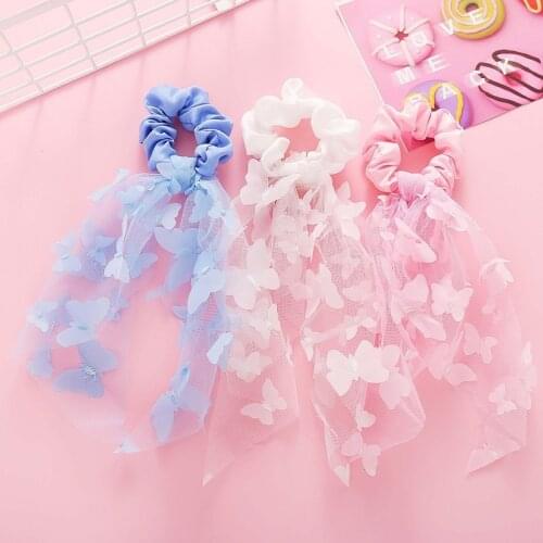 Cross-border New Arrival Ribbon Creative Retro Simple French Romantic Embedded Butterfly Hairband Wholesale