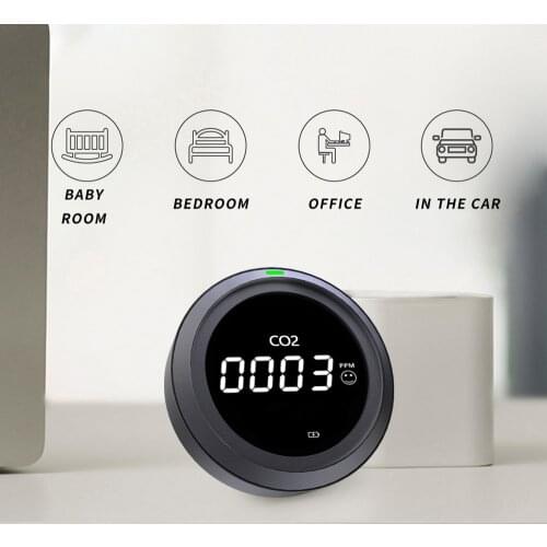 Air Quality Tester High Sensitive Carbon Dioxide Detector CO2 Meter Tester PTH-4