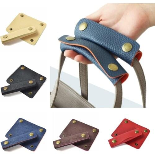 1PC Soft Suitcase Grip Protective Luggage Bag Handle Wrap PU Leather Pad Strap Pad Grip Cover Bag Accessories