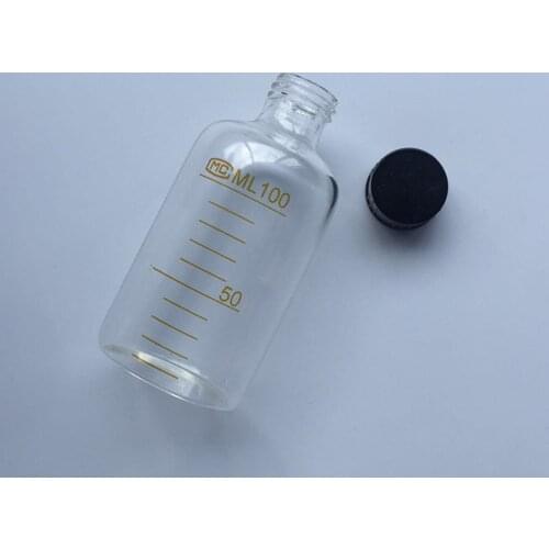 100ml Glass Serum Anaerobic Bottle Laboratory Glassware 2 Piece/Pack