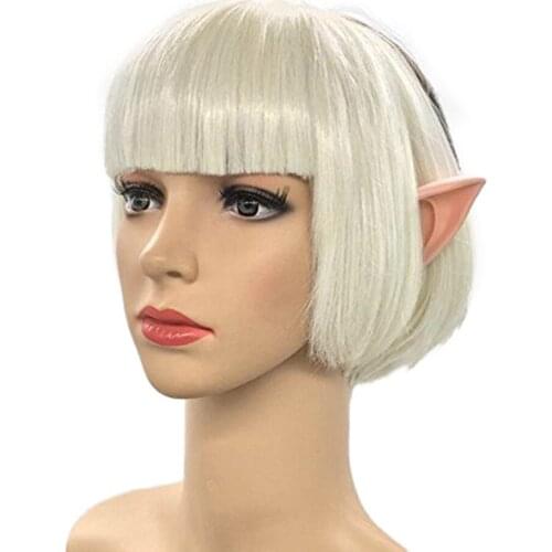 4 Colors 10/12CM Unisex Elf Ears Fairy Cosplay Party Latex Soft Pointed Tips False Ears Costume Props