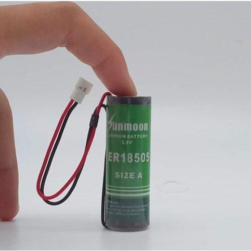 5PCS ER18505 water meter battery 3.6V energy type lithium battery 18505 With plug