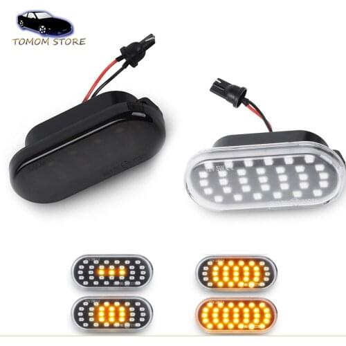 Car Styling LED Turn Signal Indicator Light for Ford C-Max Fiesta Focus Fusion Galaxy Side Marker Repeater Blinker Lamp