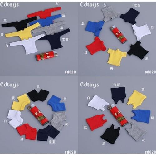 Cdtoys cd020 1/12 Soldier Vest T-Shirt Pants Shorts Clothes Accessories Model Fit 6'' Action Figure Body