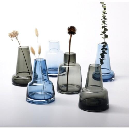 Europe Lighthouse glass vase Castle Glass glass terrarium Small flower vases for wedding jarrones decorativos moderno home decor
