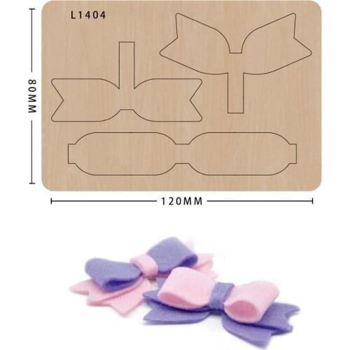 Bowknot Knife Mold Molds,bowknot Craft Cutting Wood New Design Decoration,suitable For Big Shot Die-cutting Machines