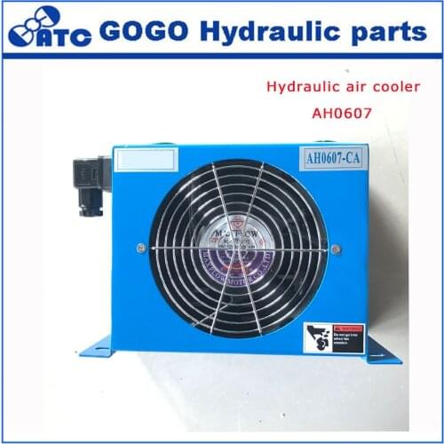 Hydraulic power station radiator aluminum alloy air cooling AH0607 AH0608 AH1012 hydraulic power station radiator aluminum alloy