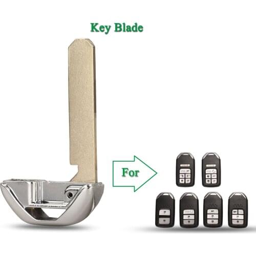 Bilchave 10pcs/Lot For Honda Accord Odysee Civic HR-V 2016-2018 Emergency Insert Remote Car Key Blade Fob Replacement