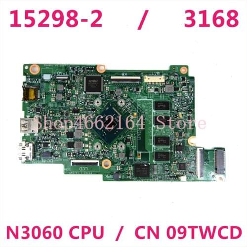For dell inspiron 3168 laptop motherboard 09TWCD 15298-2 with n3060 cpu 100% well working