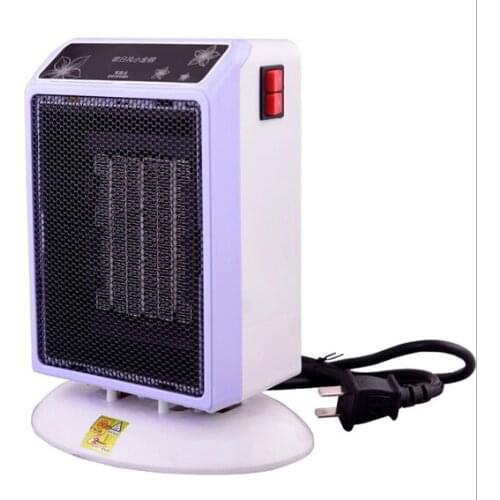 220 Voltage mini PTC ceramic fan heater for student 500W/1000W second gear with 360 degree anti fell switch 19.2cX17X12.5cm