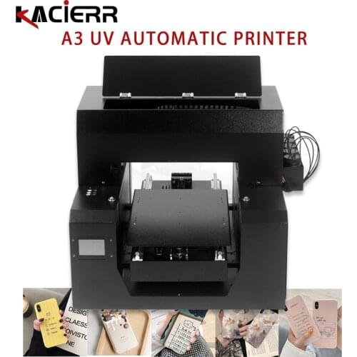 Multifunctional touch screen control A3 UV printer DTG T-shirt textile for mobile phone case jeans metal wood pen