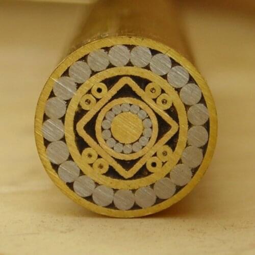 Universe complex Knife Slingshot Mosaic Pins Rivet 12mm Knife handle screw Nuts