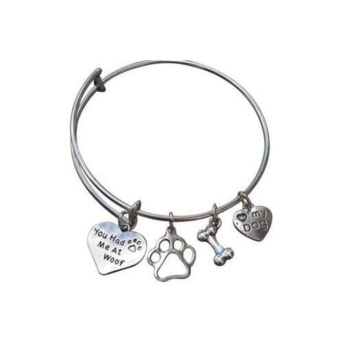 Paw print Bracelets For Lovers