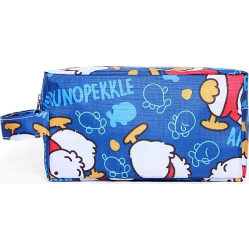Portable Lipstick Travel Cosmetic Bag Women Cartoon Cases Make Up Toiletries Organizer Lightweight Waterproof Storage Handbags